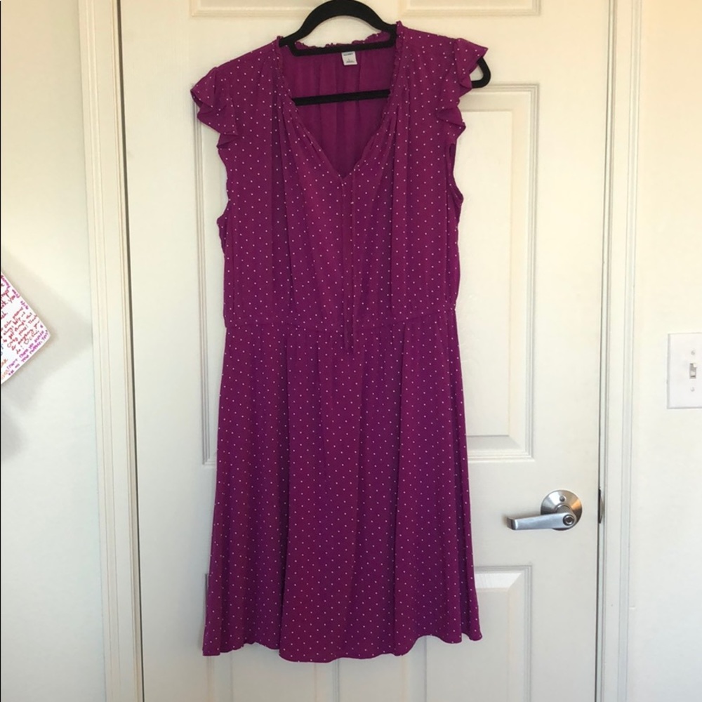 Purple old navy dress
